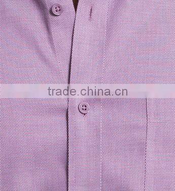 100% high quality cotton lavender plain dyed casual design shirts