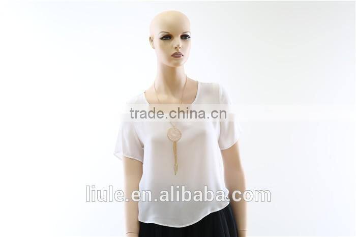 Hot sale 100%polyester light transparent sexy chiffon fabric for blouse