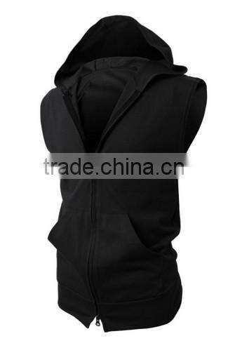 Men Jackets Lightweight Sleeveless Fashion Hoodies with Hood Tank Top