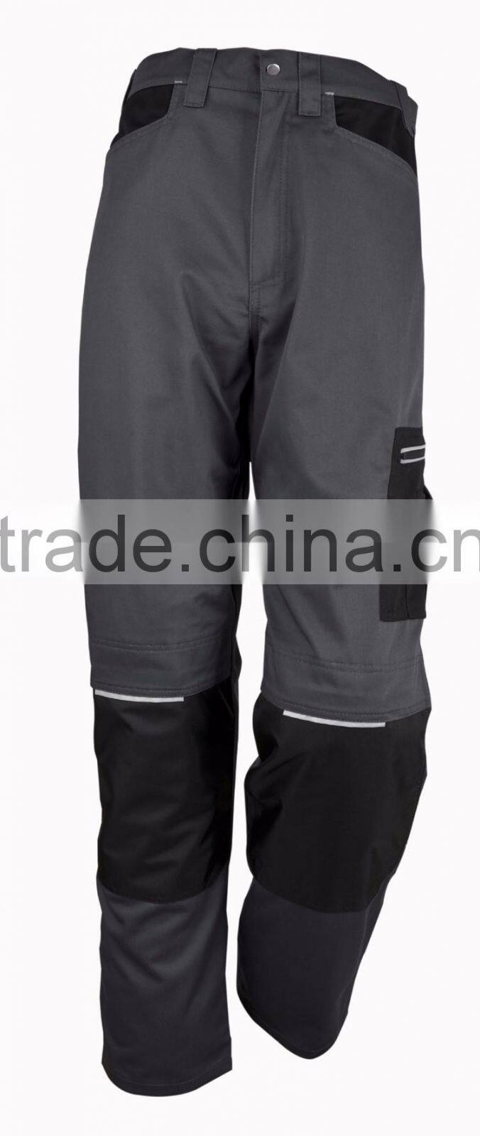 Protective work wear poly cotton clothes mens twill pants