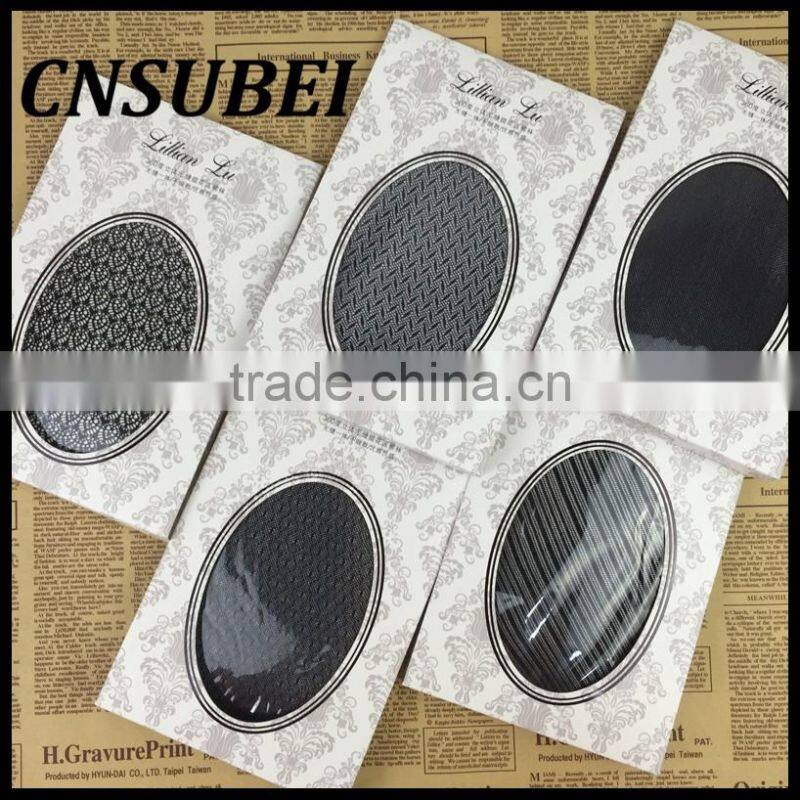 Warp seamless fishnet stockings black jacquard silk stockings ultra-thin sexy pantyhose