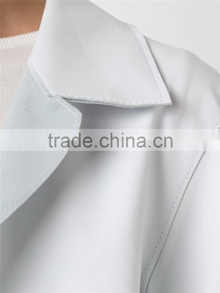 Shandao OEM custom winter soft 3/4 sleeve winter fashional butcher coat