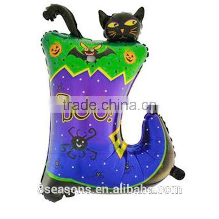 Aluminium Foil Balloon Halloween Bat Animal Multicolor Halloween Spider Inflatable Foil Balloon