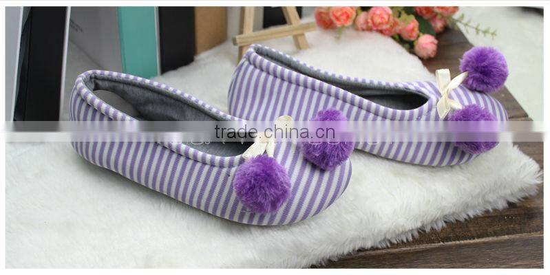 Hard sole indoor slippers