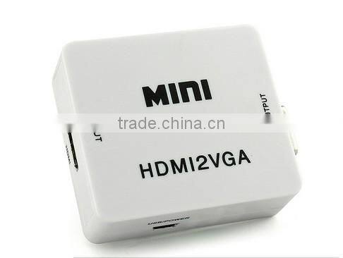 HDMI to Component Video mini hdmi to vga with audio converter