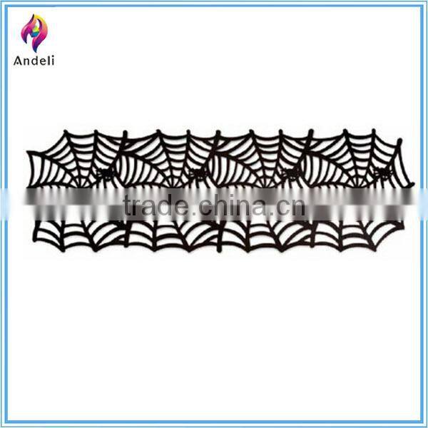 Halloween Laser cut felt Table Runner,felt Table Runner,spider Table Runner