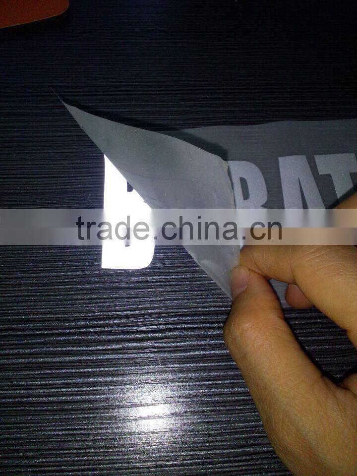 EN471 high visible reflective iron on transfer paper