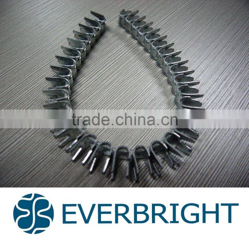 Low cost Strips Shape M66 Mattress Clips/ staples for bonnell spring