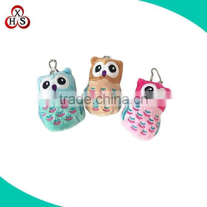 Wholesale mini sutffed animal keychains plush horse keychain
