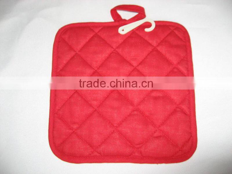 Printed 100 % Cotton Round Square Star Circle Shape Pot holder in oven mitten