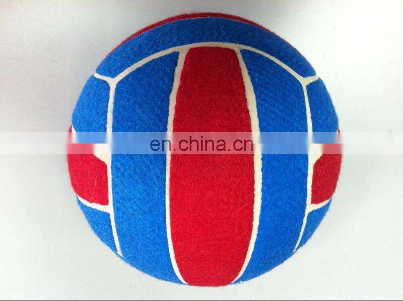 Inflatable large tennis ball for dog