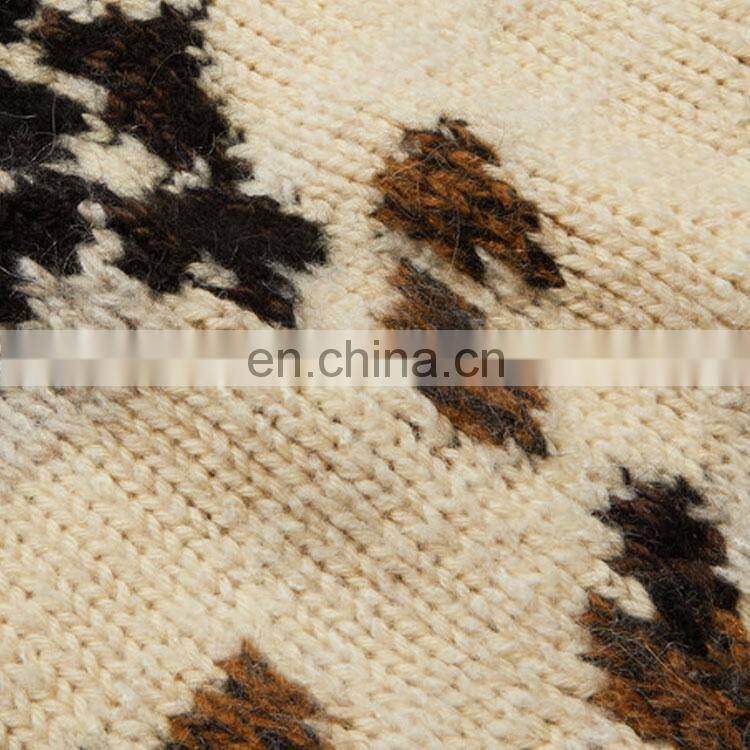 New Innovation Products Best Selling Clothing Casual Style Crew Neck Oversized Wool-Blend Sweater