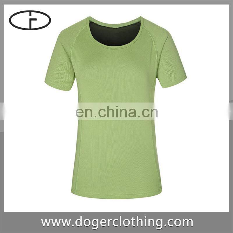Latest new design short sleeve O-neck tight t shirt