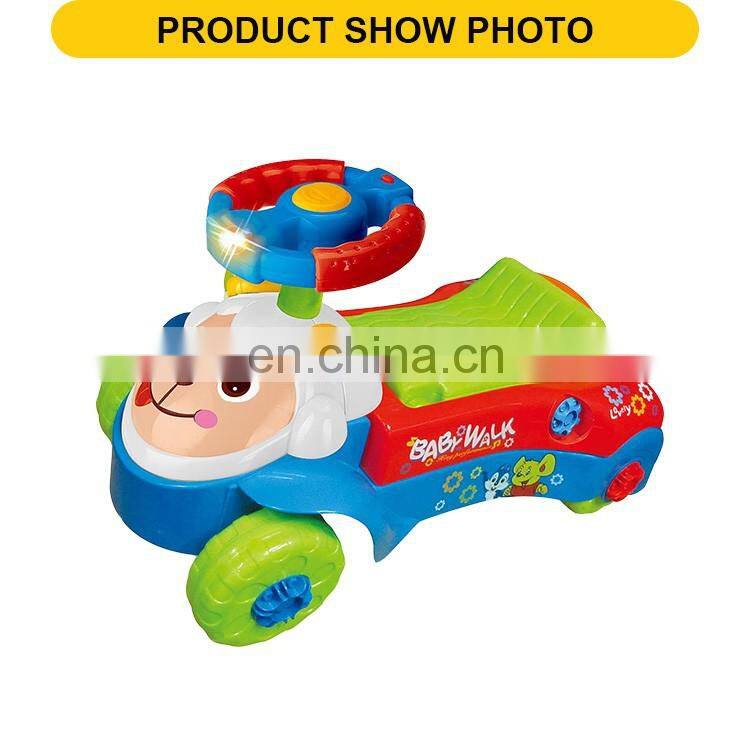 59cm Cartoon Sheep Baby Walk Car With Music