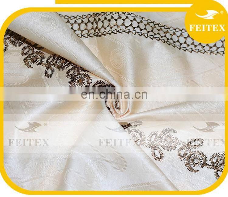 2016 Embroidery Lace Dress Fabric African Bazin Embroidery Ladies Suits Lace Design FEITEX