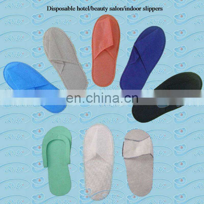 towelling flip flop slippers / terry cloth thong slipper
