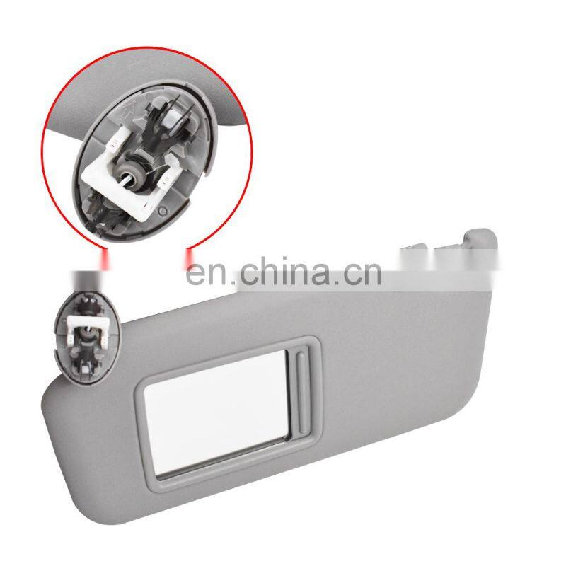 Gray Left Driver Side Sun Visor With Vanity light For Toyota RAV4 2006-2009 74320-42501-B2