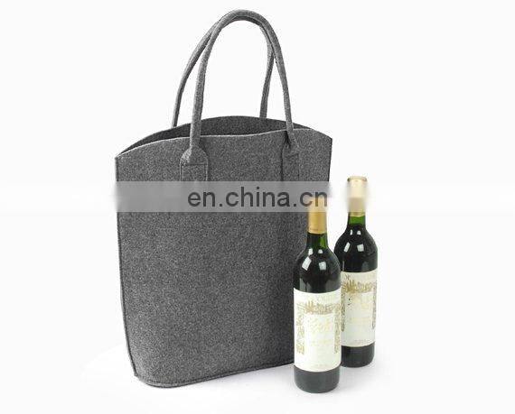 Brand new felt wine bottle bag with high quality
