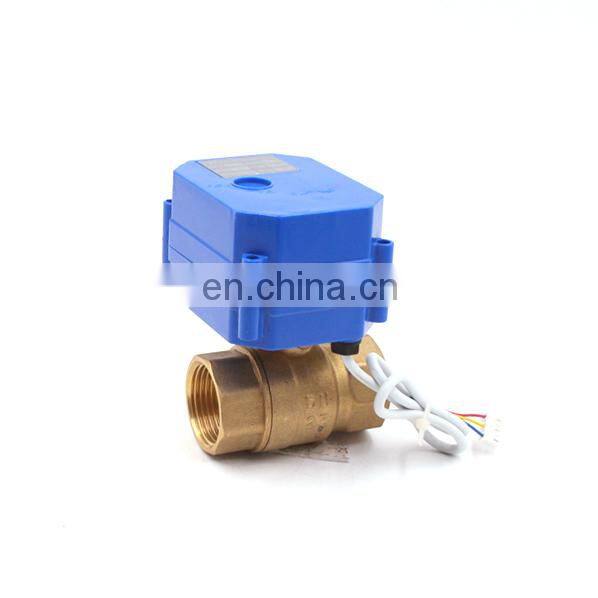 CWX-60P motorized ball valve electric ball valve with brass stainless steel body electric actuator tianjin tianfei CWX