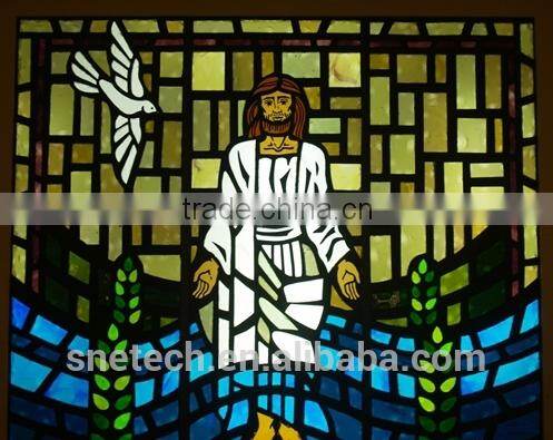 stained glass religious sysblom church window// MADE IN CHINA
