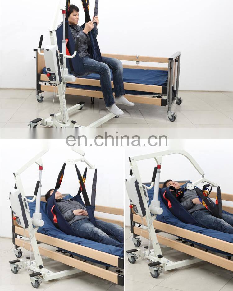 TOPMEDI Homecare Foldable Electric Machine Patient Transfer Lift hoist With Sling
