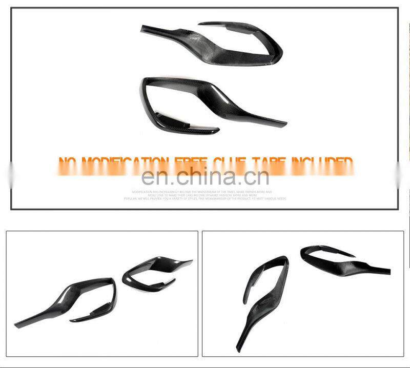 Popular carbon fiber Front Bumper Vent Trims for Mercedes Benz AMG GT50 GT53 4 Doors 2019-2020
