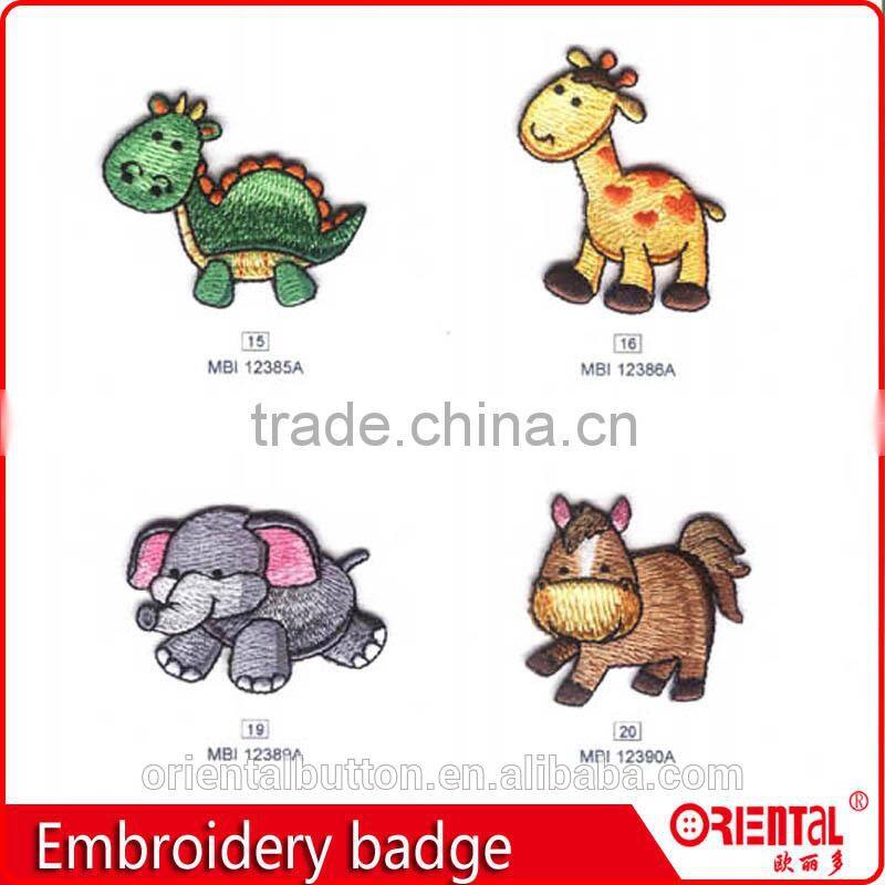 high quality custom kids embroidered patches for kids