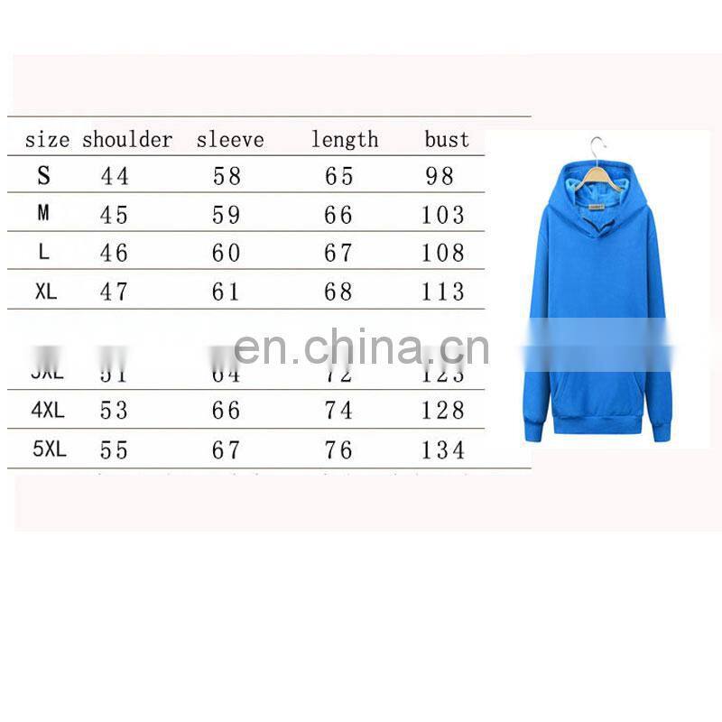 Wholesale custom LOGO cotton men and women couple wear plus size casual sports pullover hooded sweater men