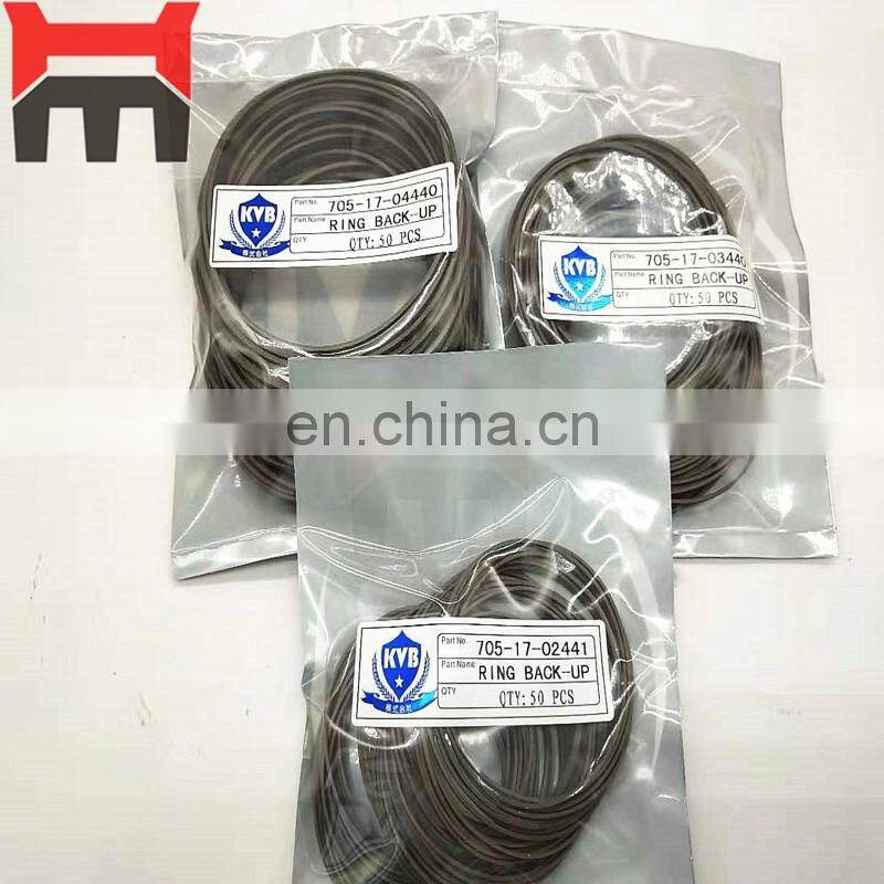 705-17-03440 705-17-03443 Ring Back Up for wheel loader WA430-6 gear pump parts