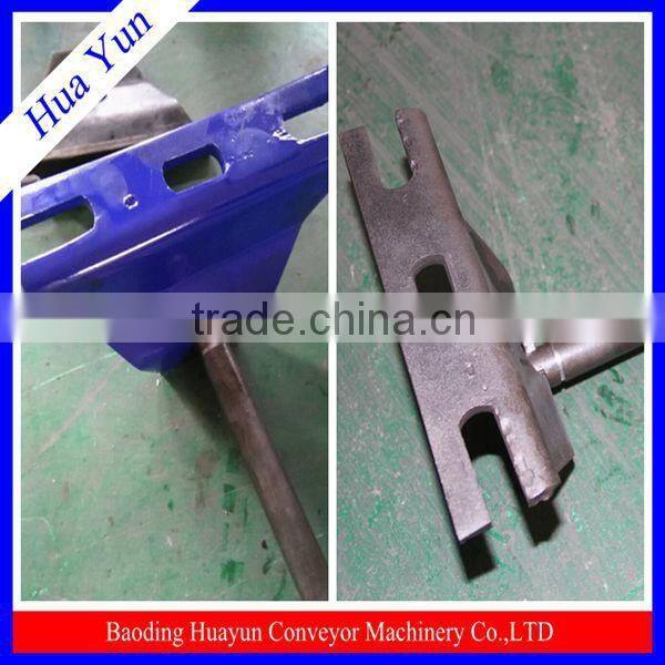 TD75 type return drop bracket for large slope conveyor belt