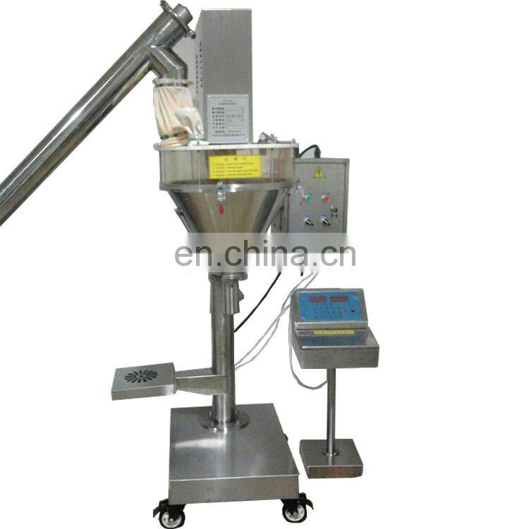 Semi Automatic 500g Dry Powder Auger Filling Packing Machine / 50g Manual Auger Doser Filler