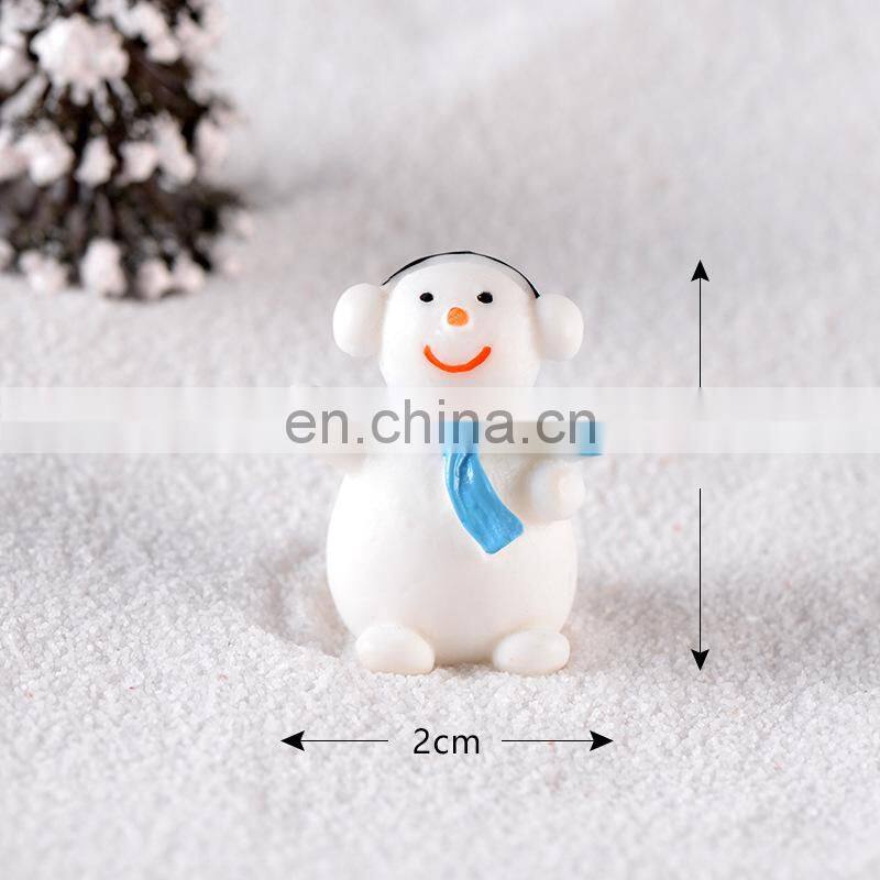 Christmas Resin Elk Santa Claus Ornaments Merry Christmas Decoration For Home Figurines Miniatures 2023 New Year Xmas Box Decor