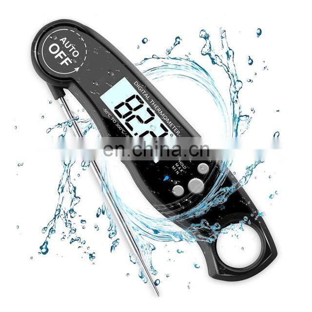 Newest 2-3S Quick Read Waterproof Digital Thermometer for BBQ