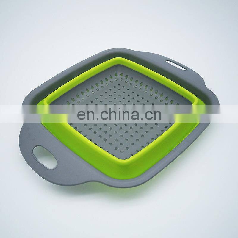 Foldable Fruit Vegetable Washing Basket Strainer