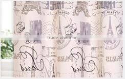 100% Polyester Elegant Solid Window Curtain Made In China