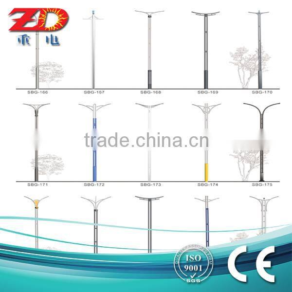 customized manufacture wholesale equal arm IP65 integrated solar lamp