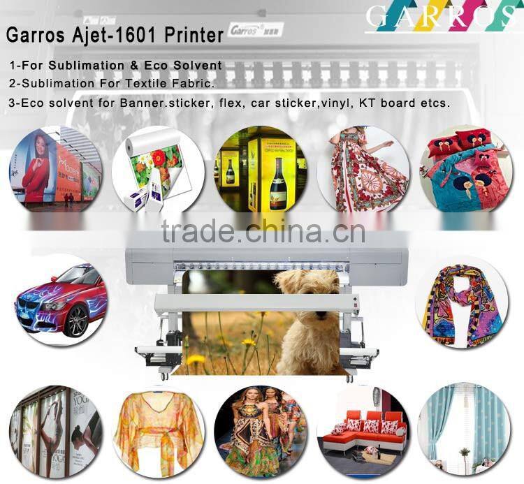 1.6m 1440DPI Eco Solvent Plotter Printer For Outdoor And Indoor Printing