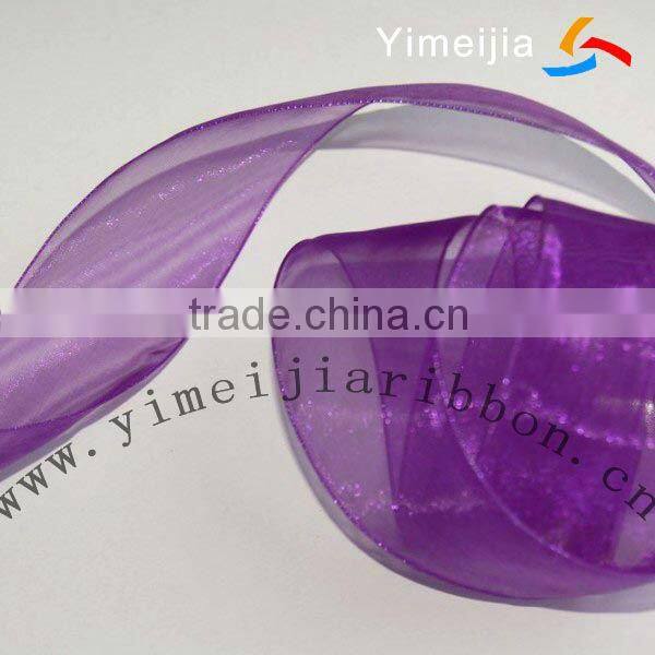 colorful no shrinkage metallic ribbon