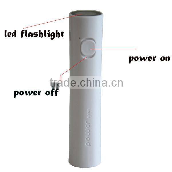2600mah led portable power bank dc5v 1000ma power bank
