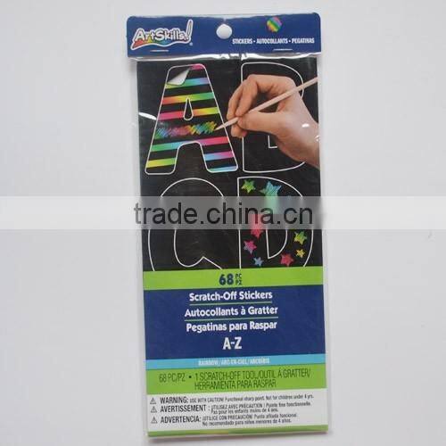 Magic Color Rainbow Scratch Art Paper