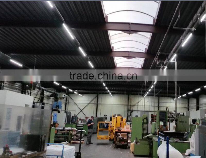 aluminum body pc cover triproof dali dimming led Linear Light for underground car parking