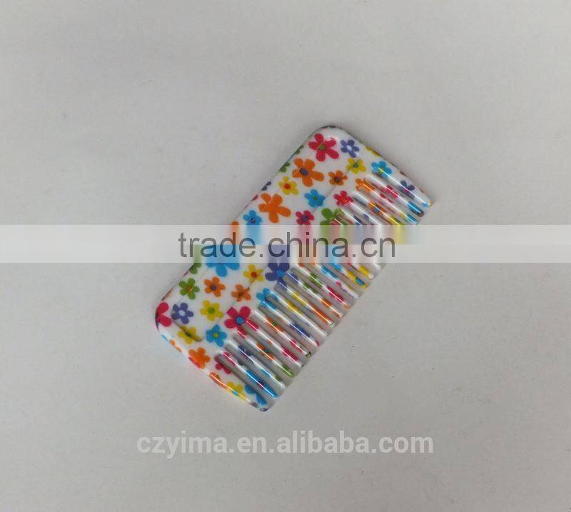 Hot! small flower pattened horse mane comb