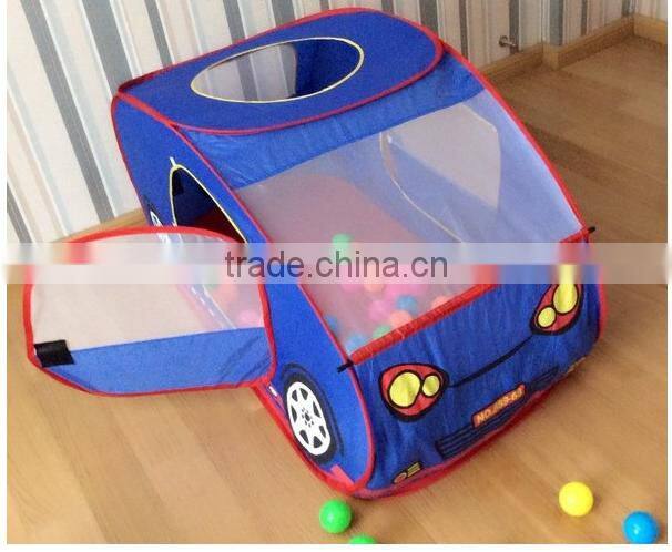Kids toys big car pop up tunnel tent house