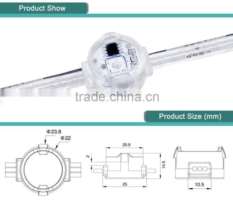 IP68 completely waterproof CE CQC FCC approved energy saving rgb lights