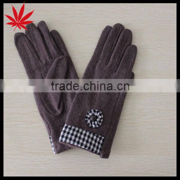 woolen fashion gloves for women