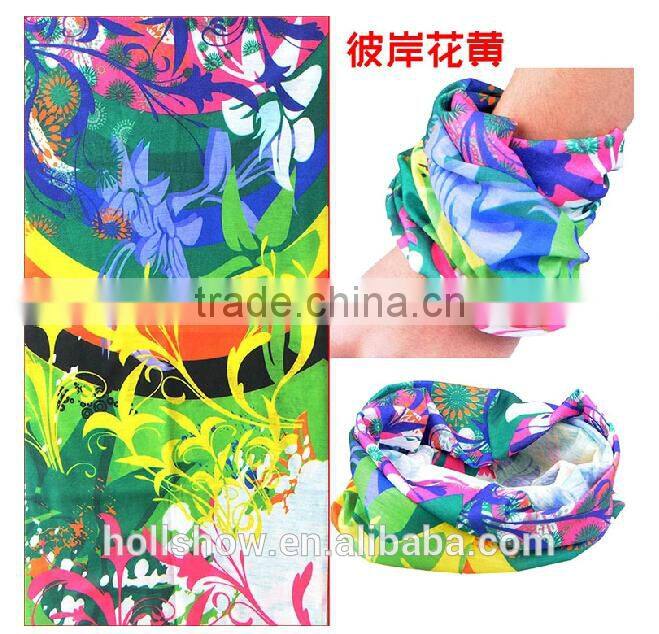 Wholesale Microfiber Pasiley Magic Tube Seamless Multifunctional Outdoor Bandana