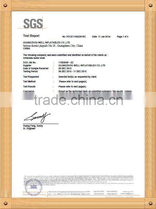 2016 wholesale water game inflatable water roller ball