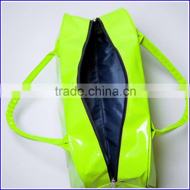 Made in China fashion foldable zipper canvas travel gym bag