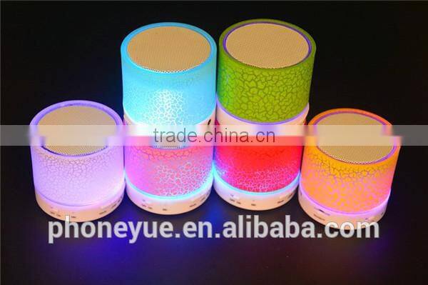 A9 handfree stereo music loudspeaker wireless bluetooth speaker with led light