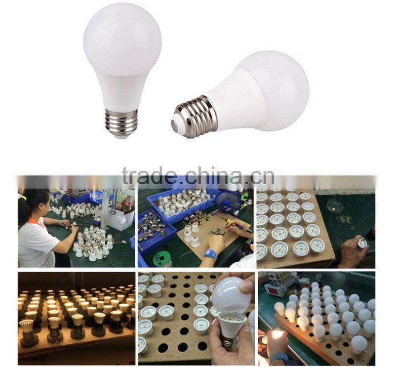 high brightness 5w 7w 9w 12w e27 e14 b22 screw base led bulb light